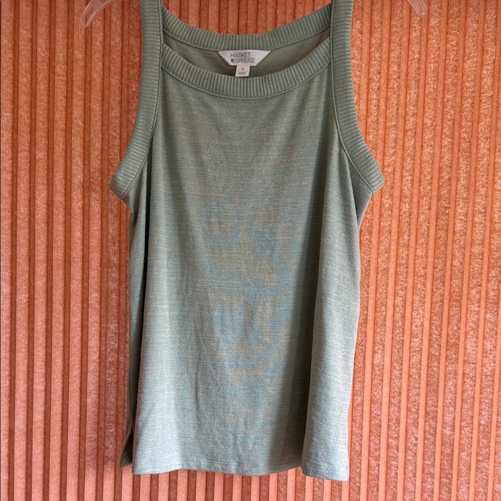 💙3 for $55💙Market & Spruce Light Green Tank Top